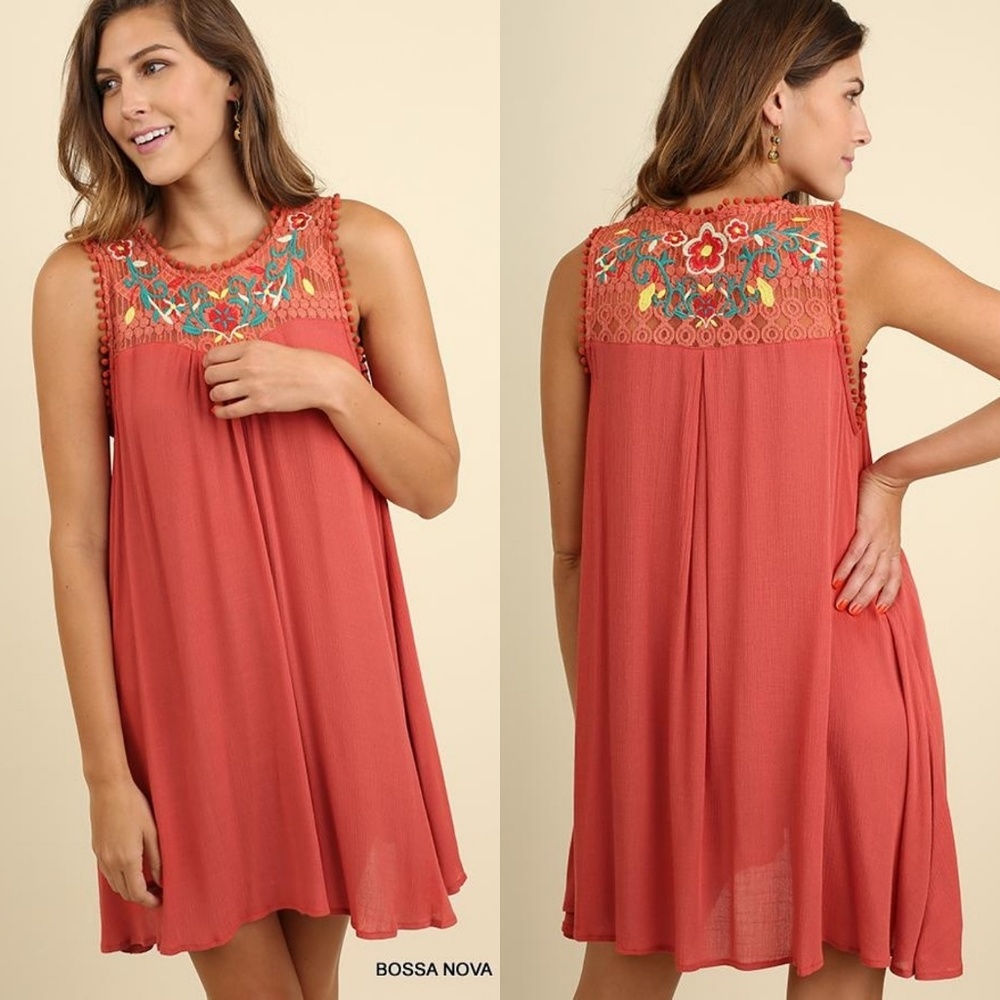 Bossa Nova Sleeveless A-Line Dress
